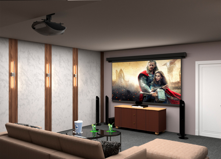Cinéma maison Villa Maison Design d’intérieur Côte d’Azur 3