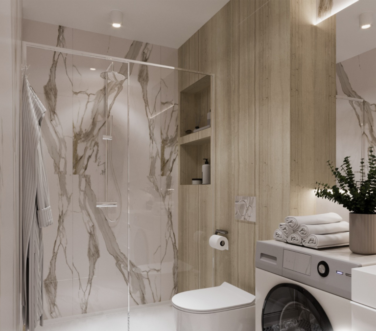Salle de bain Villa Maison Design d’intérieur Côte d’Azur 1