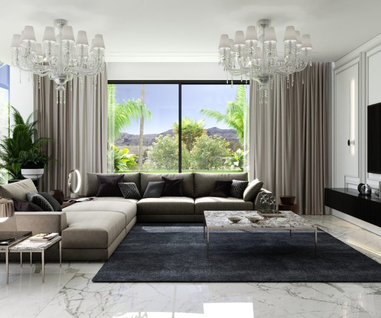 Salle de séjour Villa Maison Design d’intérieur Côte d’Azur 2