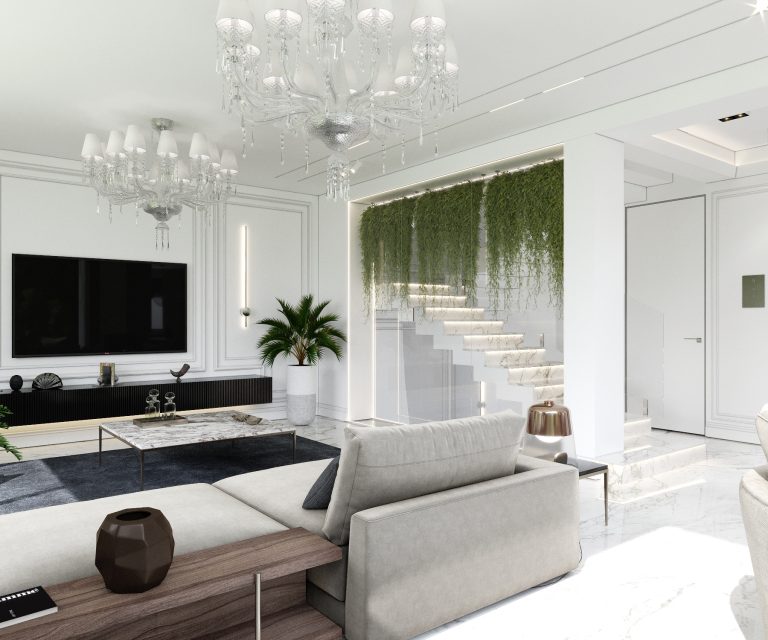 Salle de séjour Villa Maison Design d’intérieur Côte d’Azur 6