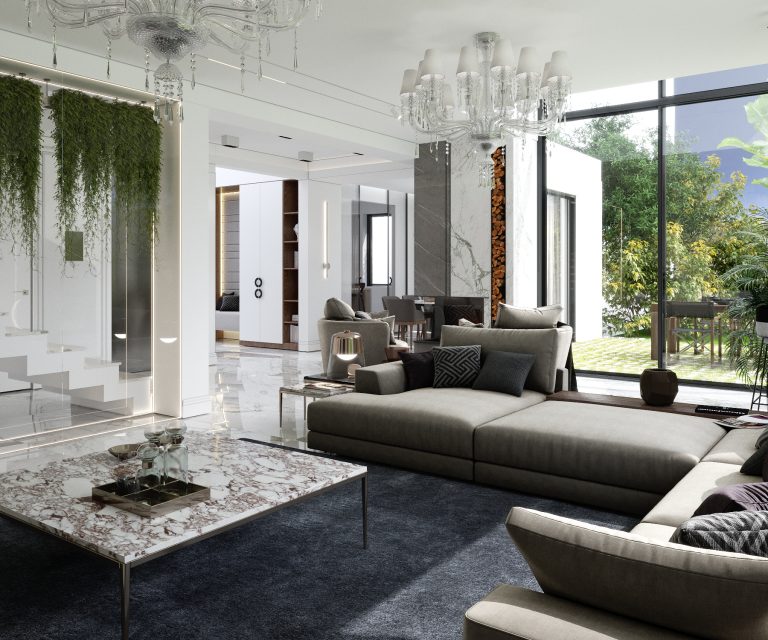 Salle de séjour Villa Maison Design d’intérieur Côte d’Azur 8
