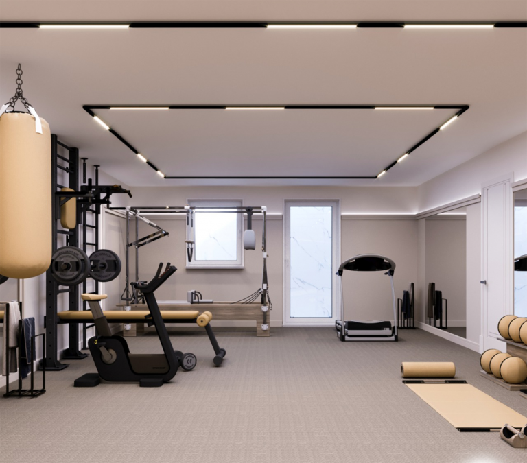 Salle de sport Villa Maison Design d’intérieur Côte d’Azur 4