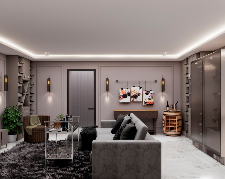 zone fumeurs Villa Maison Design d’intérieur Côte d’Azur 2
